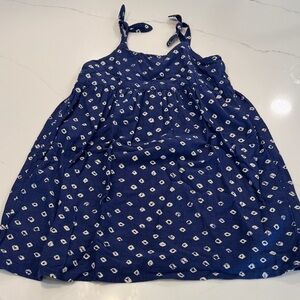 Baby GAP Size 5 Baby Blue Dress with White Accents